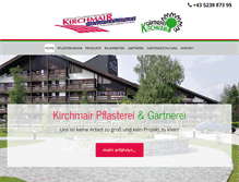 Tablet Screenshot of kirchmairpflasterer.at